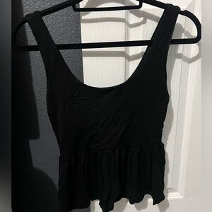 black tank top